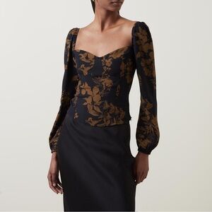 Reformation Reign Long Sleeve Top